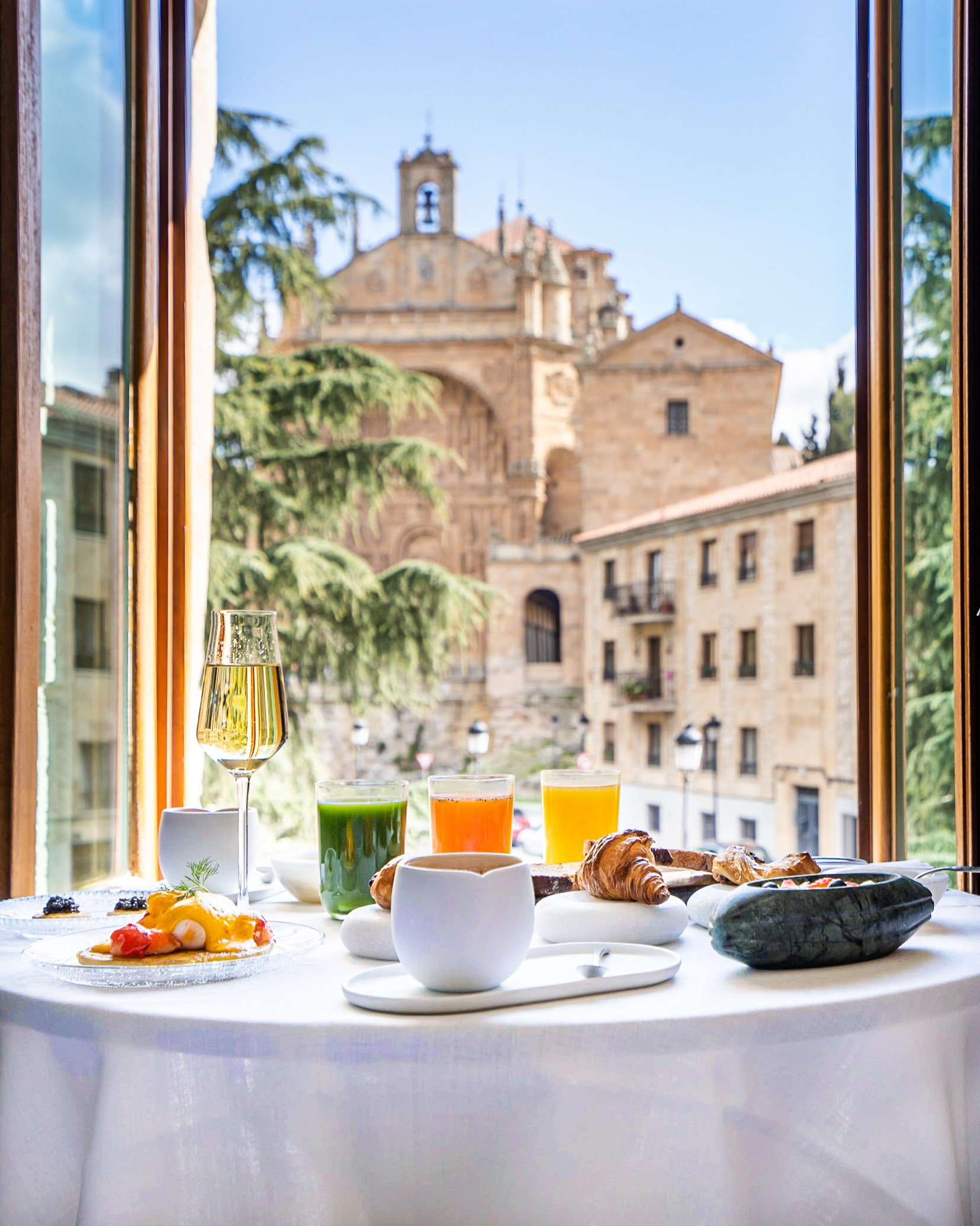 Desayuno con vistas en Grand Hotel Don Gregorio